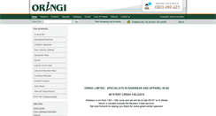 Desktop Screenshot of oringi.co.nz