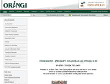 Tablet Screenshot of oringi.co.nz